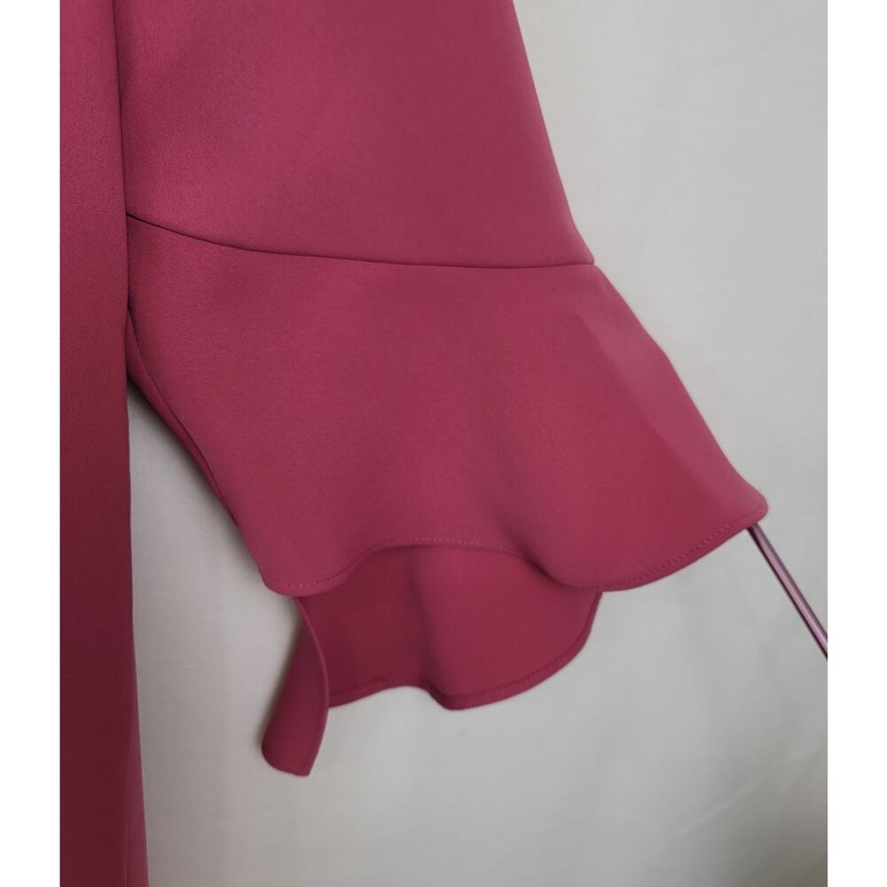 Express Shift Dress‎ Size Medium Mauve Pink Ruffle Sleeves Loose Flowy - Picture 3 of 9